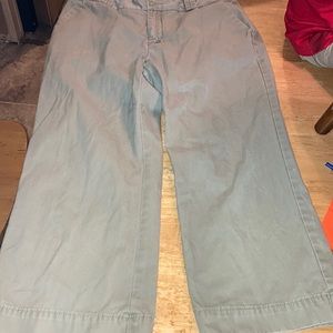 Big bottom army green cargo pants